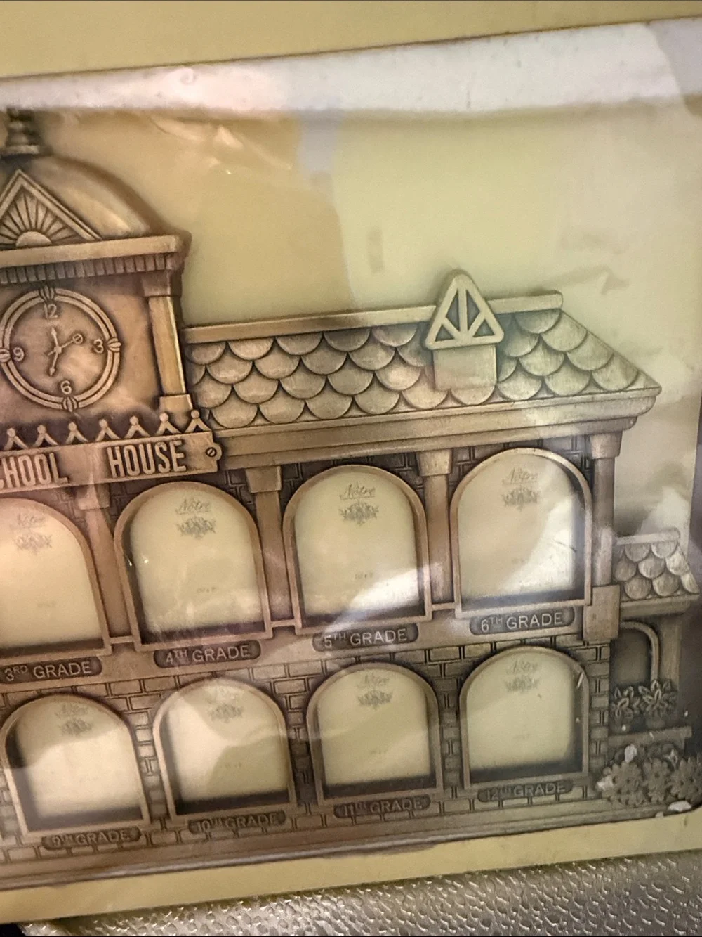 Vintage School House Picture Frame from 1st to 12th Grade